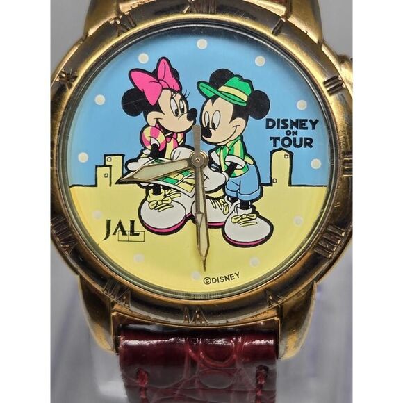 RARE Vintage Disney on Tour JAL Seiko Quartz Watch V621-0090 main image 9